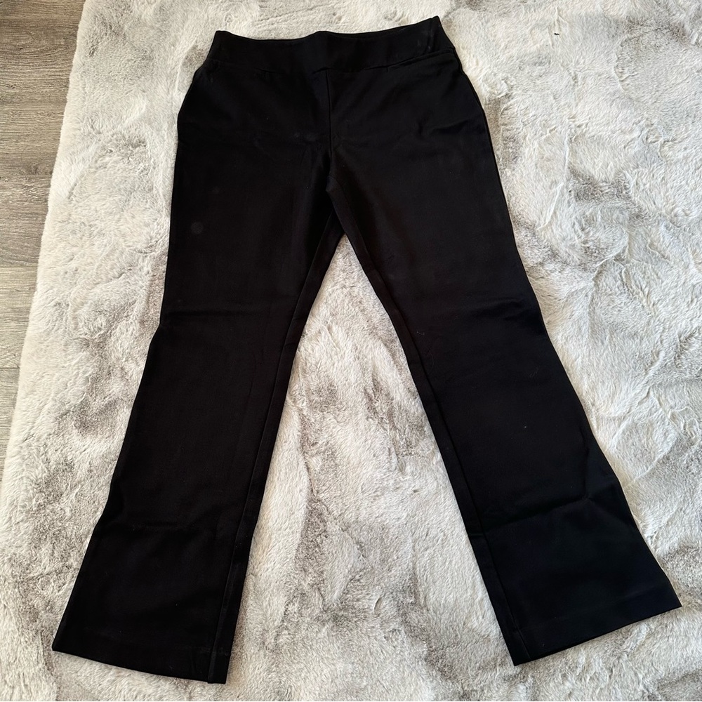 New York & Company Black Flare Pants NWT Tall Large